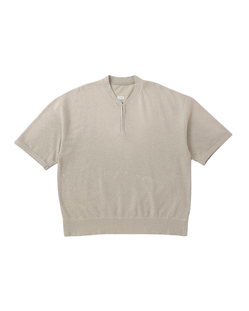 MONDO HENLEY ZIP S/S CRASH | Visvim Official North American Web Store